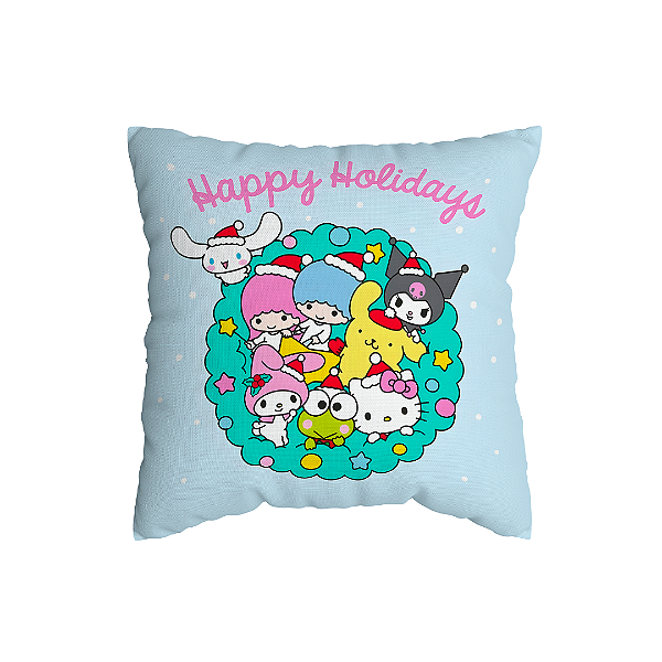 Capa de Almofada Sanrio Natalina Com Zíper