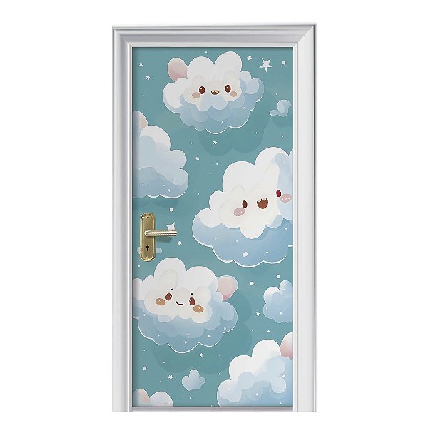 Capa de Porta Nuvens Fofinhas Infantil c/ Elástico