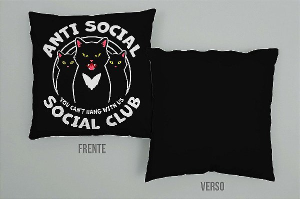 Almofada cheia Anti Social Social Club