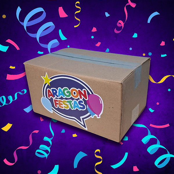 Caixa personalizada- 10 painéis de festa