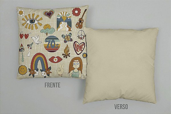 Almofada cheia Hippie
