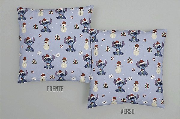 Almofada cheia Stitch Natalina