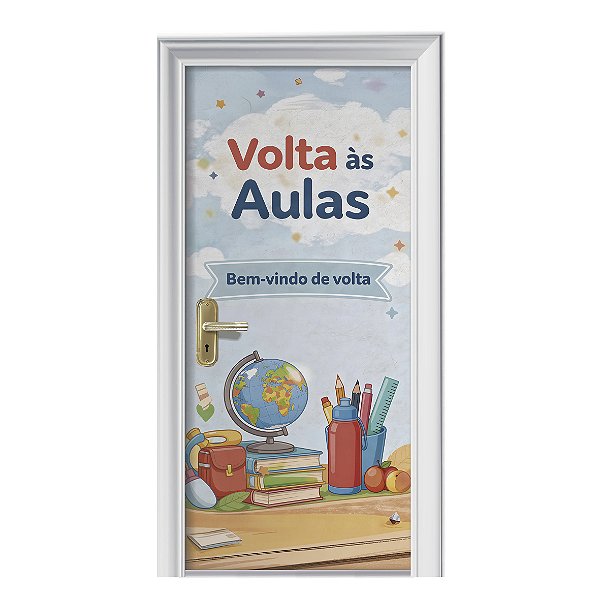 Capa de Porta Volta às Aulas c/ Elástico