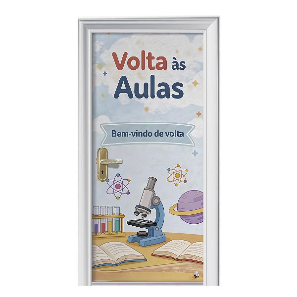 Capa de Porta Volta às Aulas c/ Elástico