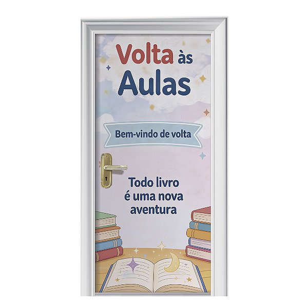 Capa de Porta Volta às Aulas c/ Elástico