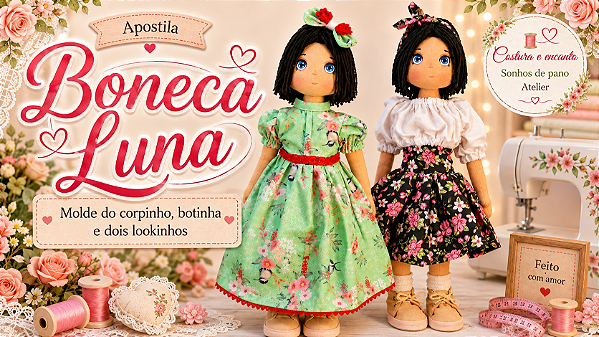 Apostila digital Boneca Luna