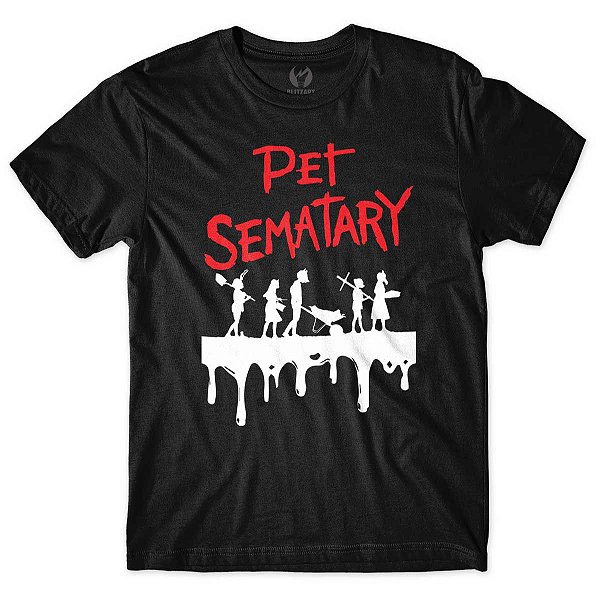 Camiseta Pet Sematary - Preta