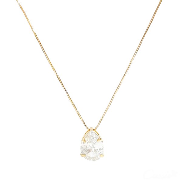 Colar Gota Zircônia
