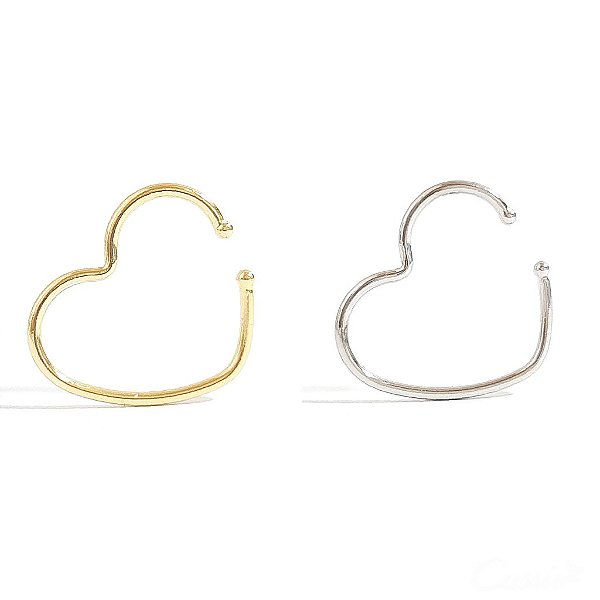 Brinco Piercing Fake de Coração