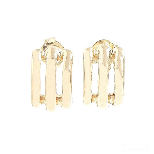 Brinco Três Fios Pequeno