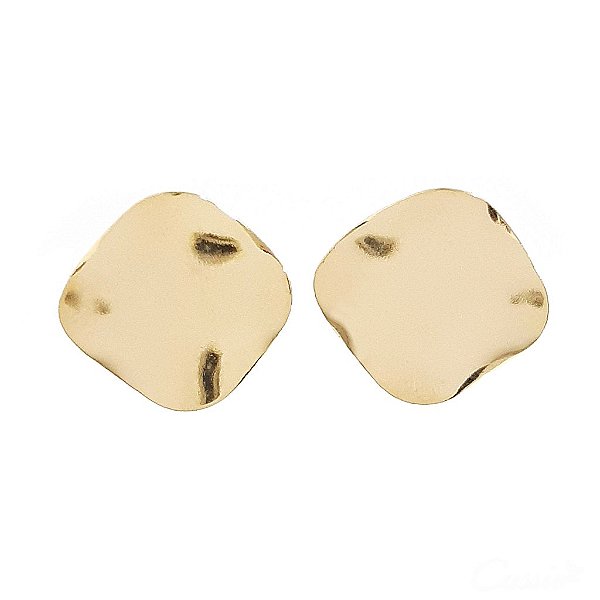 Brinco Quadrado Ondulado