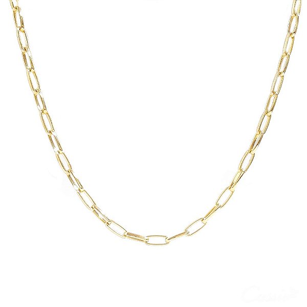 Colar Elos Abaulado Fino