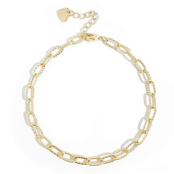 Pulseira Elos Pequenos Arredondados