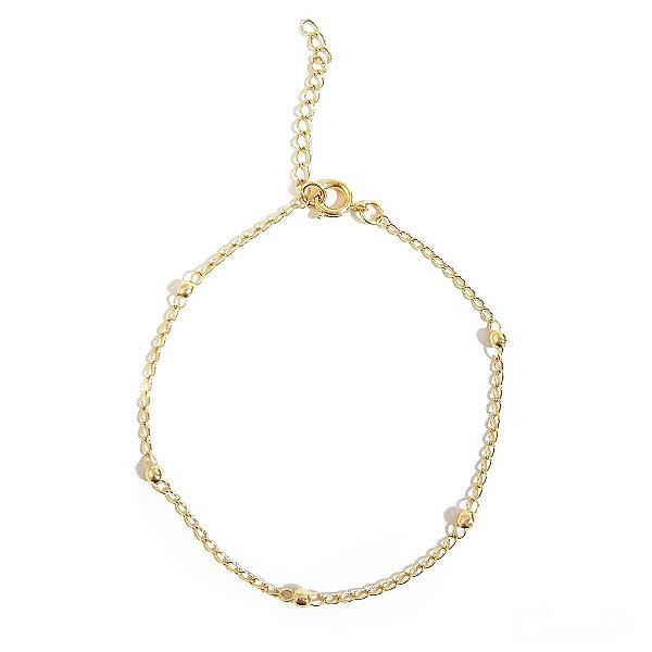 Pulseira Cinco Bolinhas Pequenas
