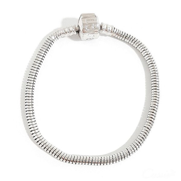 Pulseira Berloque Banhada a Ródio