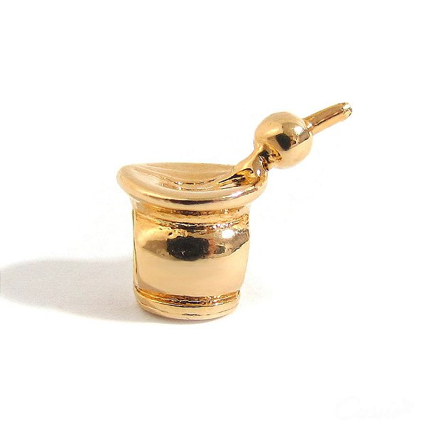 Berloque Charm Chimarrão Banhado a Ouro