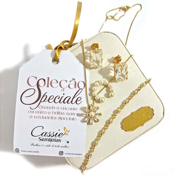 Kit Premium Glam - Semijoias com Zircônias