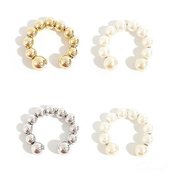 Brinco Piercing Fake de Bolinhas