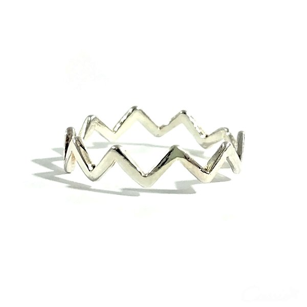 Anel Zig Zag Ródio