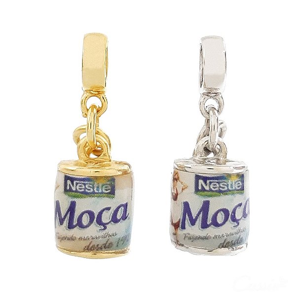 Berloque Charm Pingente Leite Condensado