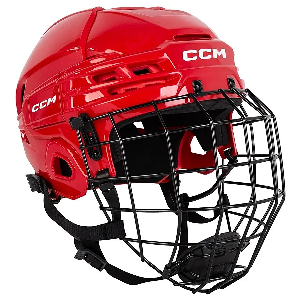 Capacete Ccm Tacks 70 - Vermelho - Combo com grade