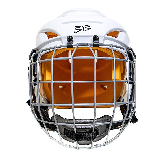 Capacete 313 Action - Combo Com Grade - Branco