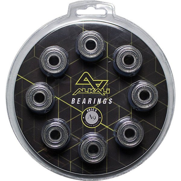 Rolamento Alkali Abec-9 - Kit 16 Un.