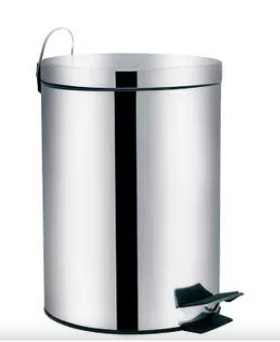 Lixeira Aço Inox 5 Litros Agata - MOR