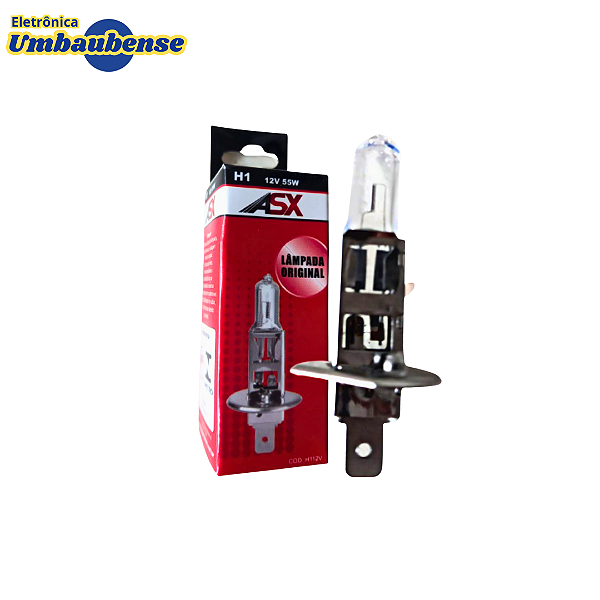 Lampada H1 Transparente 12v (Entrega só na Loja Física)