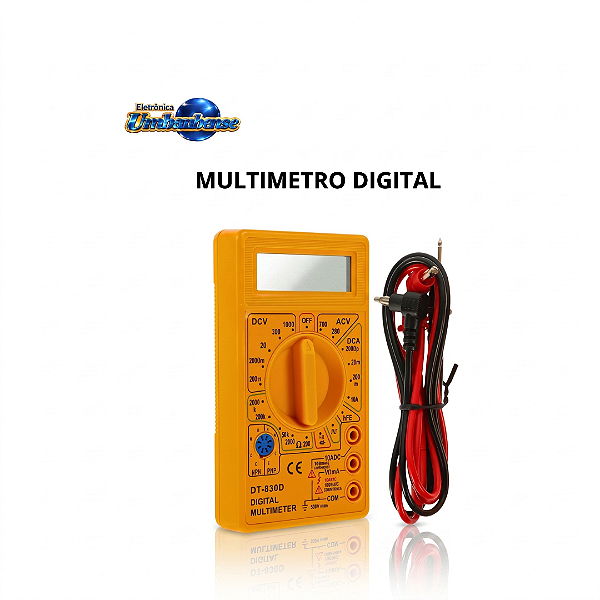 Multímetro Digital DT-830D (Entrega só na Loja Física)