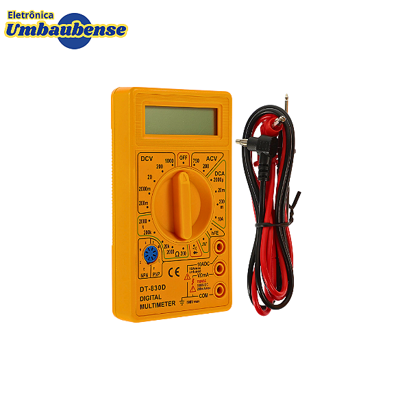 Multímetro Digital DT-830D (Entrega só na Loja Física)