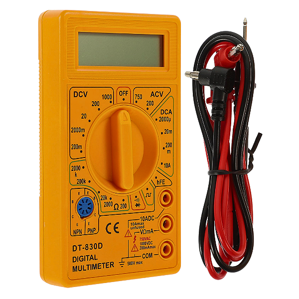 Multímetro Digital DT-830D  (Entrega só na Loja Física)