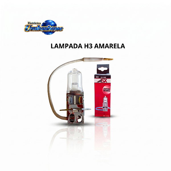 Lampada H3 Transparente (Entrega só na Loja Física)