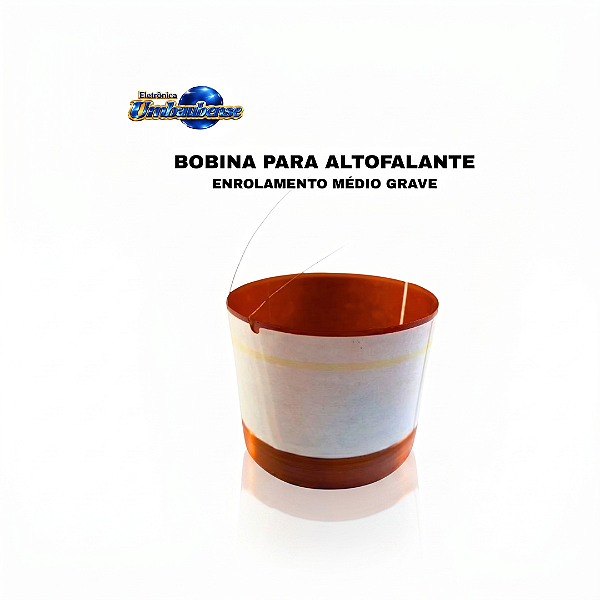 Bobina 76x80 - 8ohms (Entrega só na Loja Física)