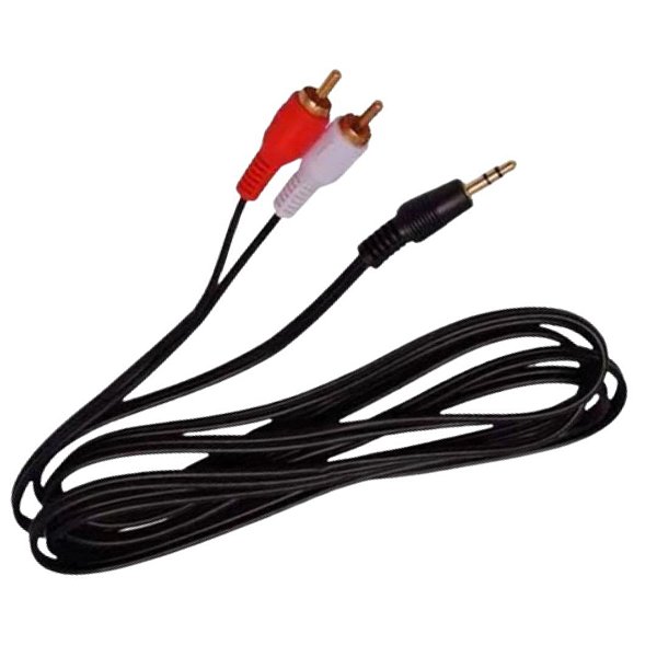 Cabo P2st X 2RCA  (Entrega só na Loja Física)