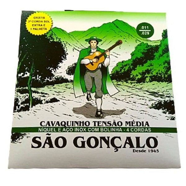 Encordoamento para Cavaquinho 011 (Entrega só na Loja Física)