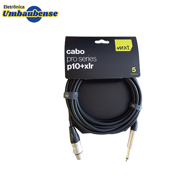 Cabo para Microfone P10 x XLR (Entrega só na Loja Física)