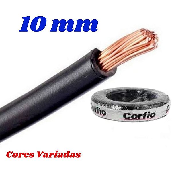 Cabo Flexivel 10mm (1mt) (Entrega só na Loja Física)