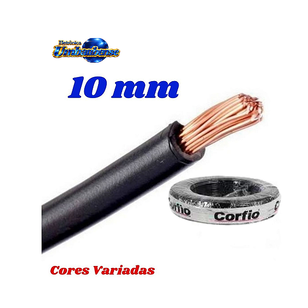 Cabo Flexivel 10mm (1mt) (Entrega só na Loja Física)