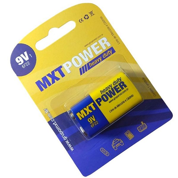 Bateria 9volts (Entrega só na Loja Física)