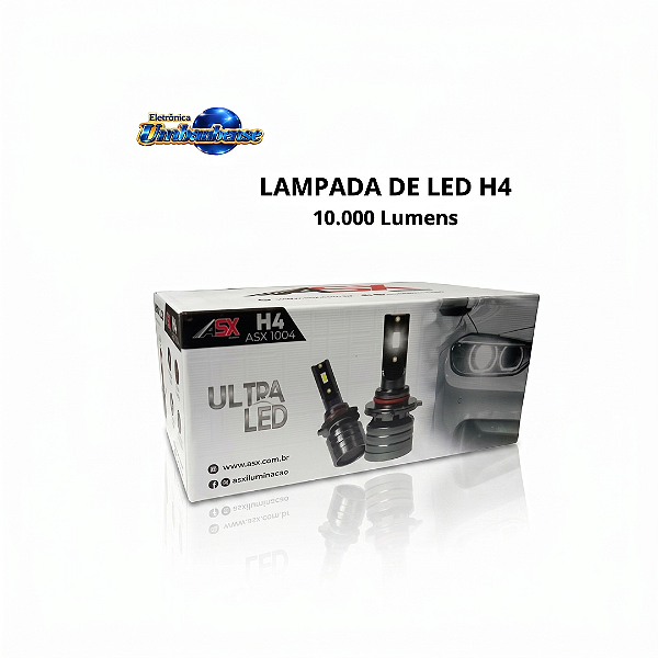 Lâmpada LED H4 (Entrega só na Loja Física)