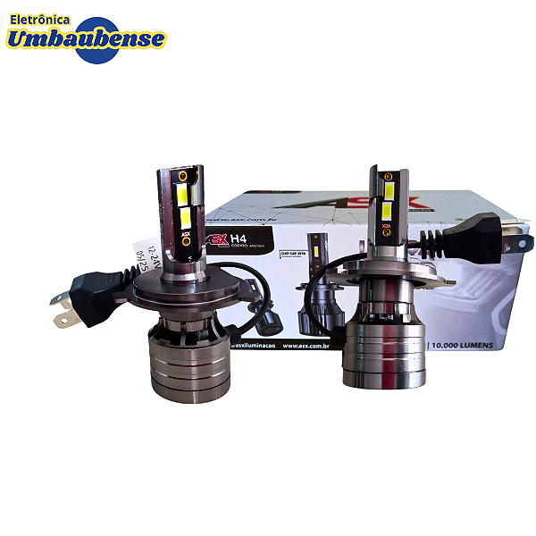 Lâmpada Ultra LED ASX H4 (Entrega só na Loja Física)