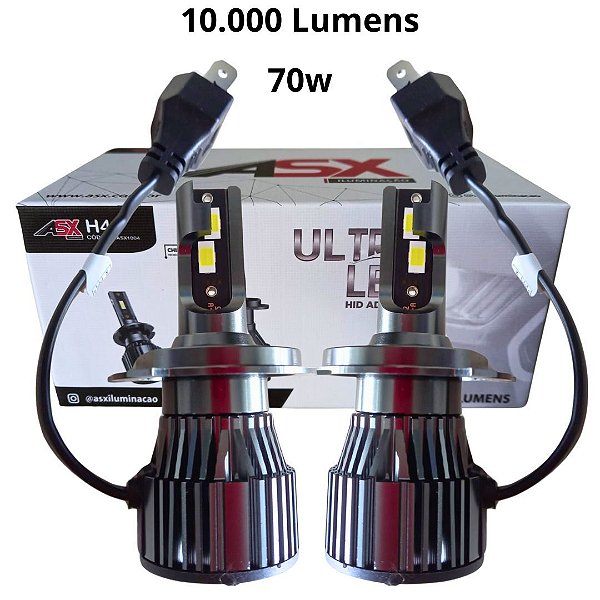 Lâmpada Ultra LED ASX H4  (Entrega só na Loja Física)