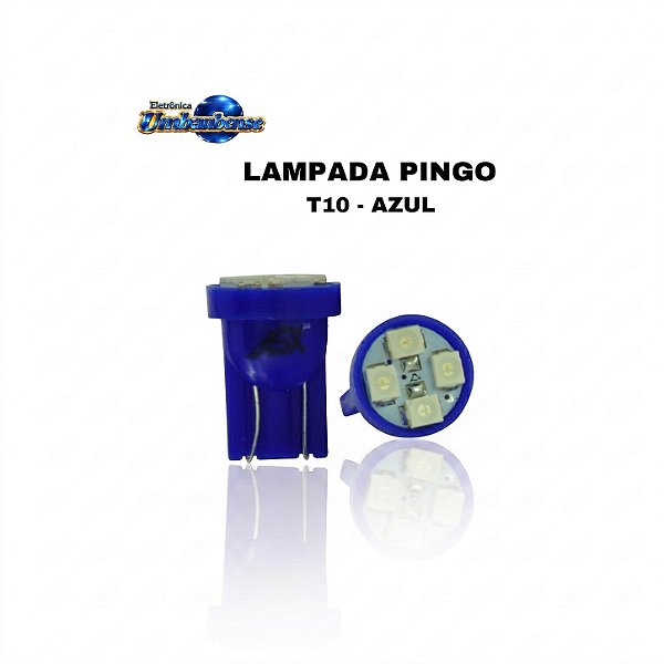 Lampada T10 Led Azul (Entrega só na Loja Física)