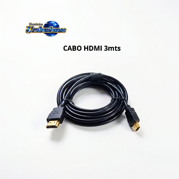 Cabo HDMI 3.0mts (Entrega só na Loja Física)
