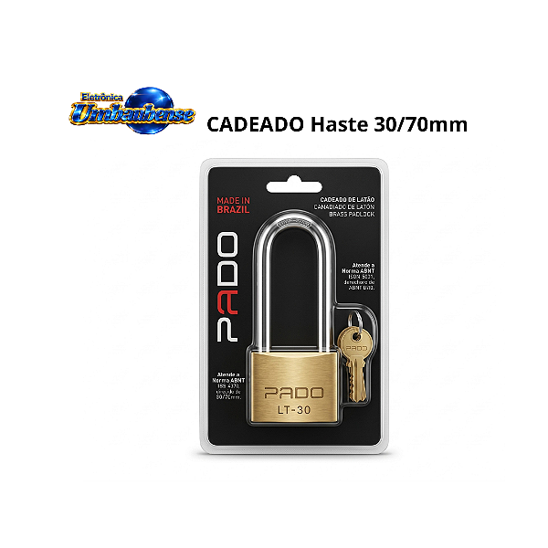 Cadeado de Haste grande 30-75 (Entrega só na Loja Física)