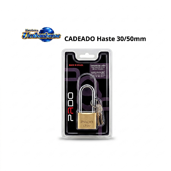 Cadeado Haste Média LT-30/50 (Entrega só na Loja Física)