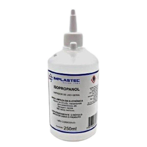 Alcool Isopropilico 250ml  (Entrega só na Loja Física)