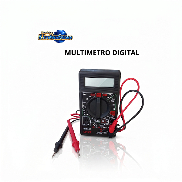 Multimetro digital com buzzer - Preto (Entrega só na Loja Física)