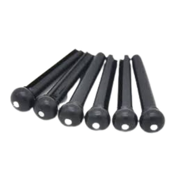 Pino Plastico para Cordas de Violão 06un.  (Entrega só na Loja Física)